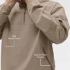 Light Weight Takeaway Track Pullover - Gravel