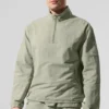 Light Weight Takeaway Track Pullover - Limestone