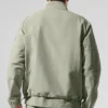 Light Weight Takeaway Track Pullover - Limestone