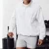 Light Weight Takeaway Track Pullover - White
