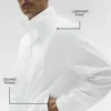 Light Weight Takeaway Track Pullover - White