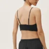 Linen Blend Riviera Bra - Black