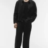 Linen Days Full Zip Jacket - Black