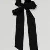 Love Knots Tie Scrunchie - Black