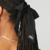Love Knots Tie Scrunchie - Black