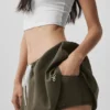 Low-Rise Fan Favorite Micro Skirt - Olive Tree