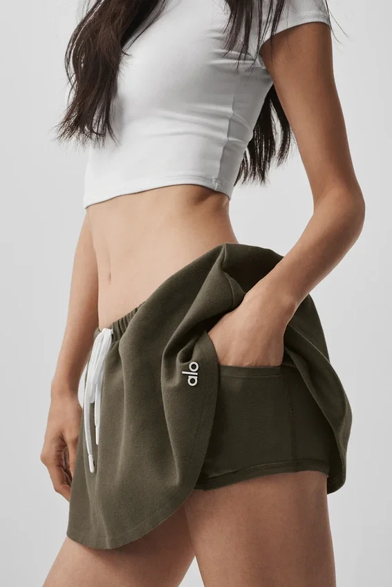 Low-Rise Fan Favorite Micro Skirt - Olive Tree