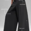 Main Act Wide Leg Trouser - Black