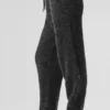 Marl Sweater Pant - Black Marl