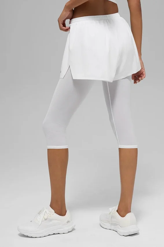 Mesh Front Runner 2 in 1 Short - White