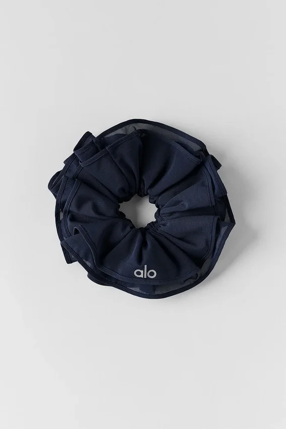Mesh Sweet Nothing Oversize Scrunchie - Navy
