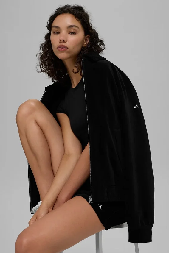 Micro Corduroy on Duty Jacket - Black