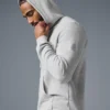 Micro Waffle Fast Break Hoodie - Athletic Heather Grey