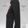 Mid-Rise Dreamlight Straight Pant - Black