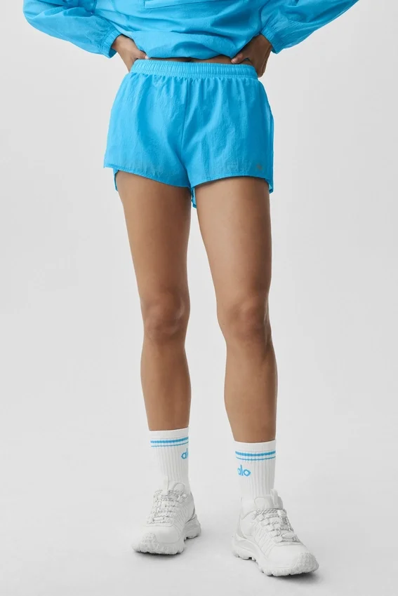 Mid-Rise Go Time Short - Azure Blue