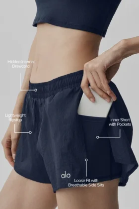 Mid-Rise Go Time Short – Navy