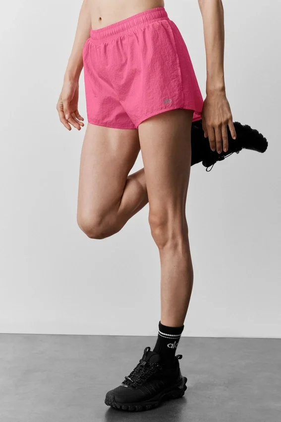 Mid-Rise Go Time Short - Paradise Pink