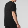 Open-Knit Polo - Black