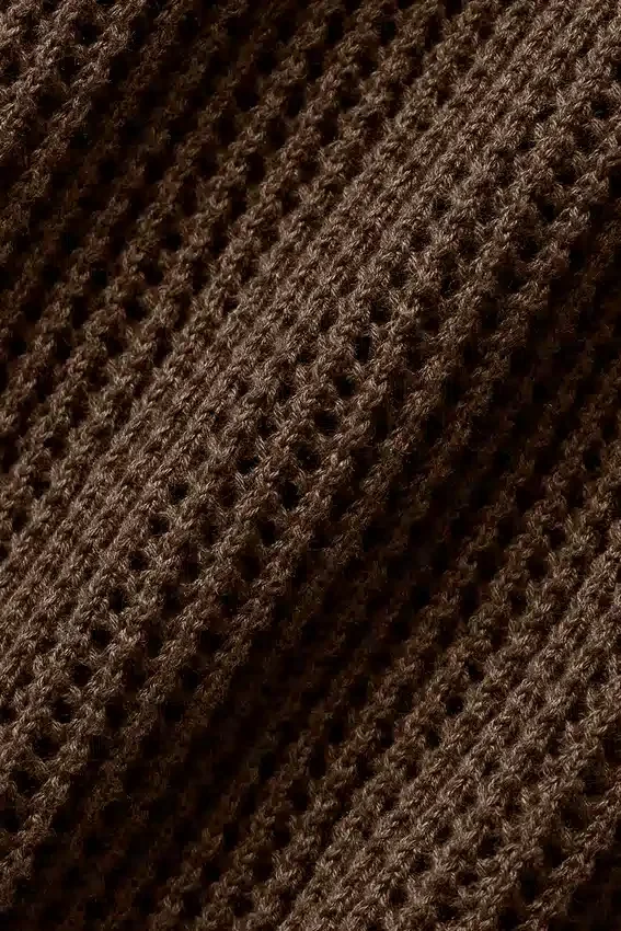 Open-Knit Short - Espresso