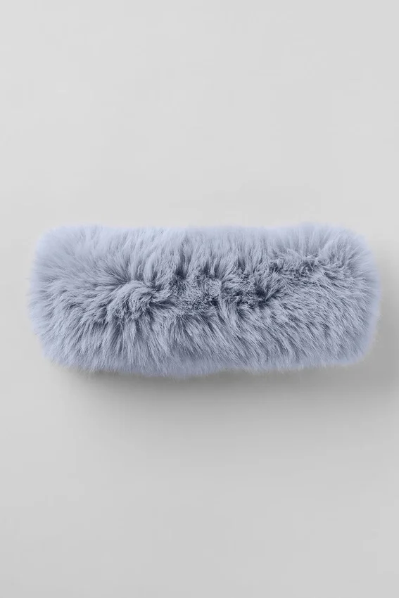 Opulent Faux Fur Wintersun Headband - Winter Frost