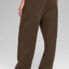 Pinstripe Straight Leg Sweatpant - Espresso Pinstripe