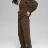 Pinstripe Straight Leg Sweatpant - Espresso Pinstripe