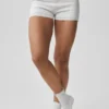 Pointelle Sweater Be Mine Hot Short - Semi Sheer White