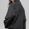 Polar Fleece Hazy Pullover - Black