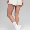 Polar Fleece Retreat Short - White Heather Grey
