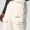 Polar Fleece Ridge Cargo Pants - Ivory