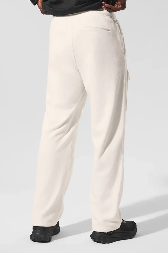 Polar Fleece Ridge Cargo Pants - Ivory