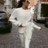 Polar Fleece Take Note Jacket - Ivory