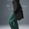 Rain or Shine Puffer Long Coat - Black