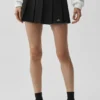 Rally Tennis Skirt - Black