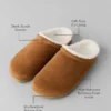 Recovery Slipper - Saddle/Ivory