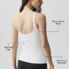 Ribbed Adore Tank - White