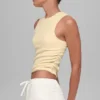 Ribbed En Pointe Tank - Candlelight Yellow