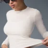 Ribbed Sea Coast Long Sleeve - Ivory