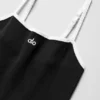 Ribbed Sweater Knit Highline Dress - Black/White