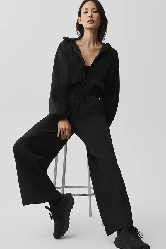 Ripstop Electric Straight Leg Pant - Black