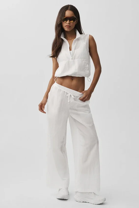 Ripstop Electric Straight Leg Pant - White