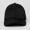 Satin Off-Duty Cap - Black