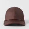 Satin Off-Duty Cap - Brownstone