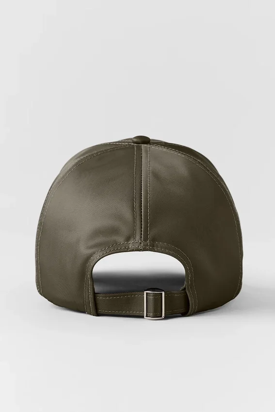 Satin Off-Duty Cap - Olive Tree