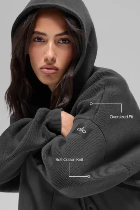 Scholar Hooded Sweater – Anthracite