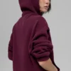Scholar Hooded Sweater - Burgundy