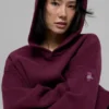 Scholar Hooded Sweater - Burgundy