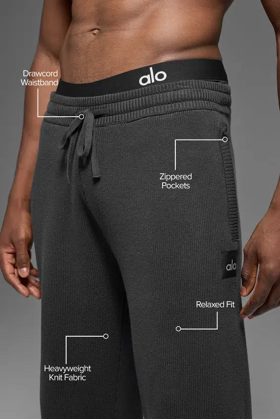 Scholar Straight Leg Sweatpant - Anthracite