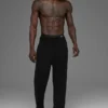 Scholar Straight Leg Sweatpant - Black