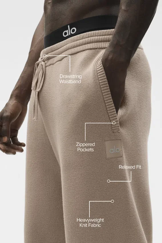 Scholar Straight Leg Sweatpant - Gravel